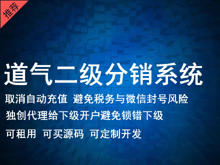 台中市道气二级分销系统 分销系统租用 微商分销系统 直销系统